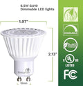 Bioluz LED Bulbs Commercial Grade GU10 Light Bulbs 120V 50W Halogen Replacement