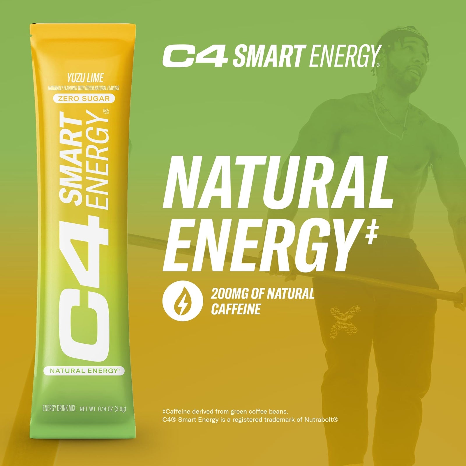 Cellucor C4 Smart Energy Powder Stick Packs Sugar Free 140 Ct