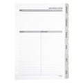 2024 TUL® Discbound Monthly Planner Refill Pages With 12 Tab Dividers, Junior
