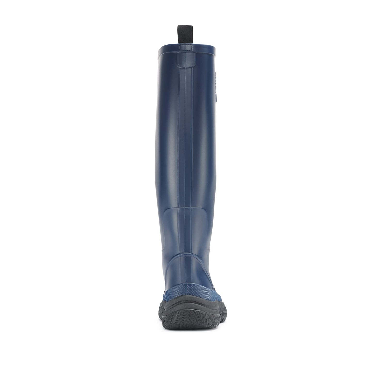 BASS OUTDOOR Women's Field Rainboot Ankle Boot, Dress Blue, 8