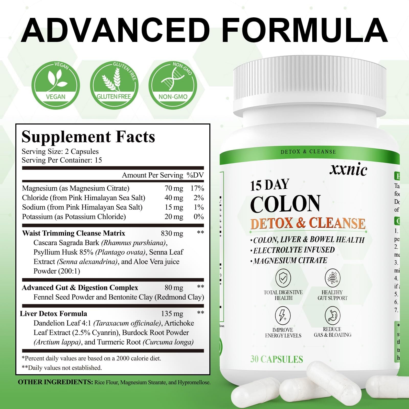 Colon Cleanse, Colon Broom, Colon Cleanser & Detox, Advanced Gut Cleanse Detox