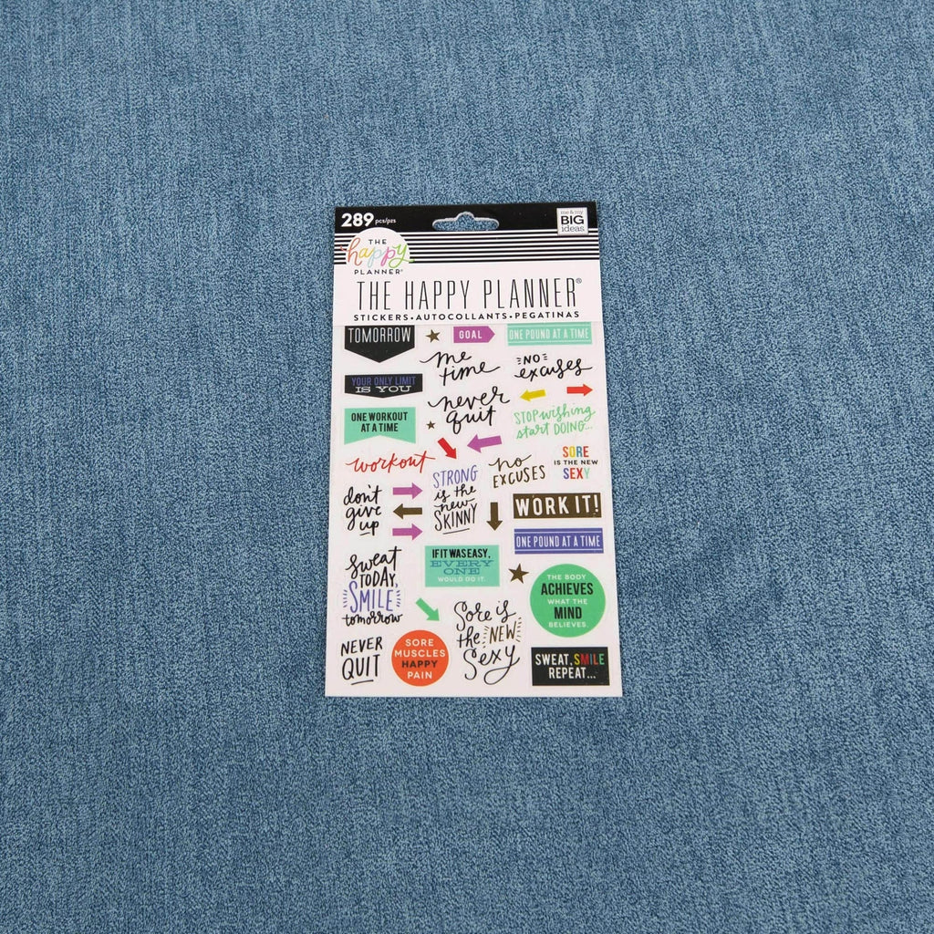 me & my BIG ideas Themed Stickers - The Happy Planner Scrapbooking Supplies -