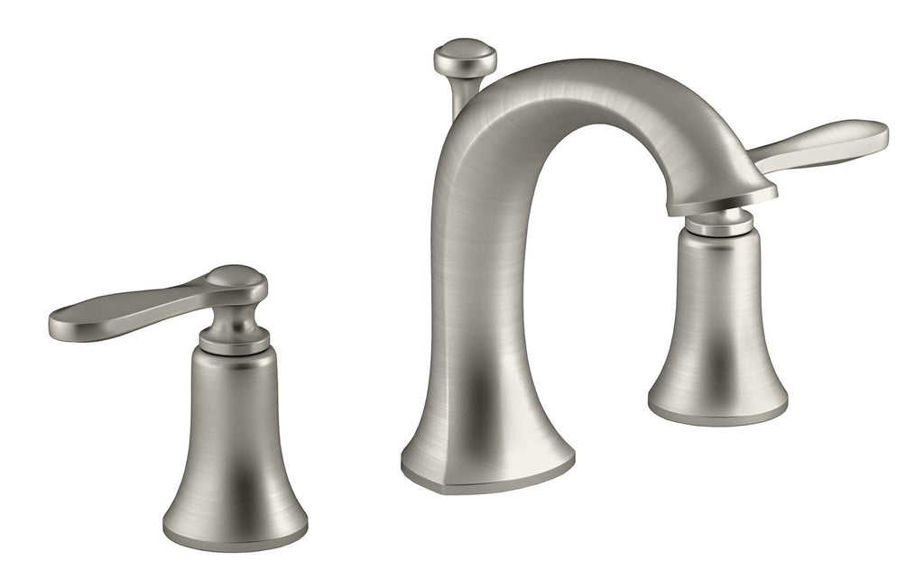 Kohler R76257-49-BN 8" Brushed Nickel Linwood Two Handle Widespread Lavatory