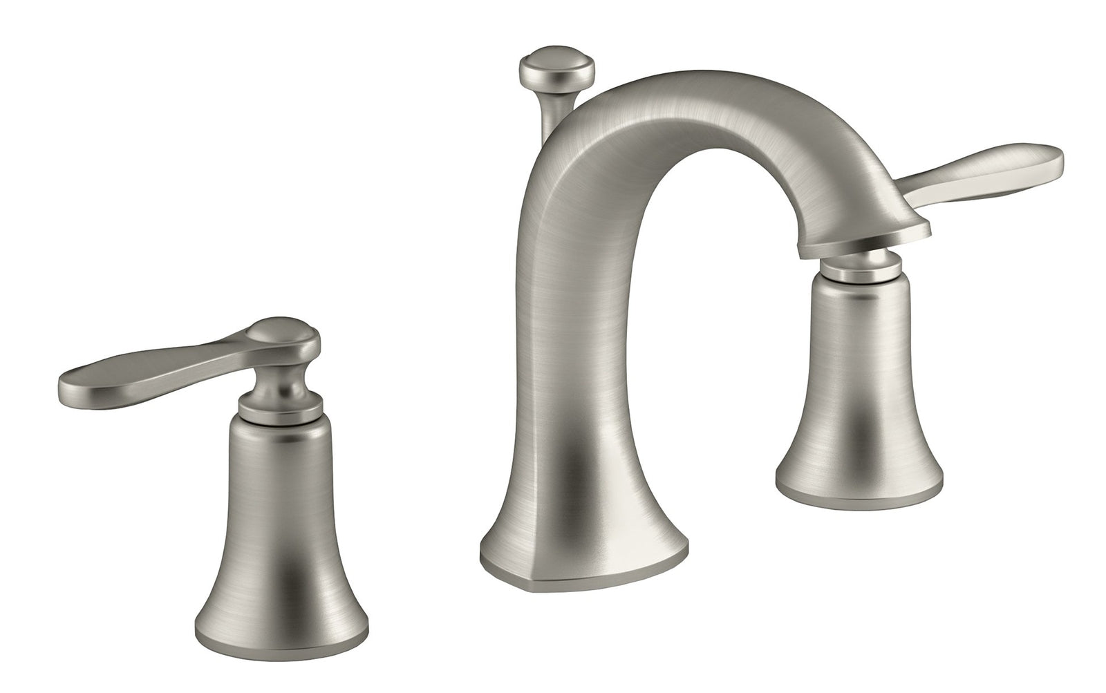 Kohler R76257-49-BN 8" Brushed Nickel Linwood Two Handle Widespread Lavatory
