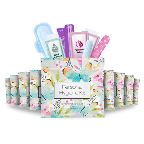Butterfly Style Menstrual Kit All-in-One 60 Pack | Convenience on The Go |