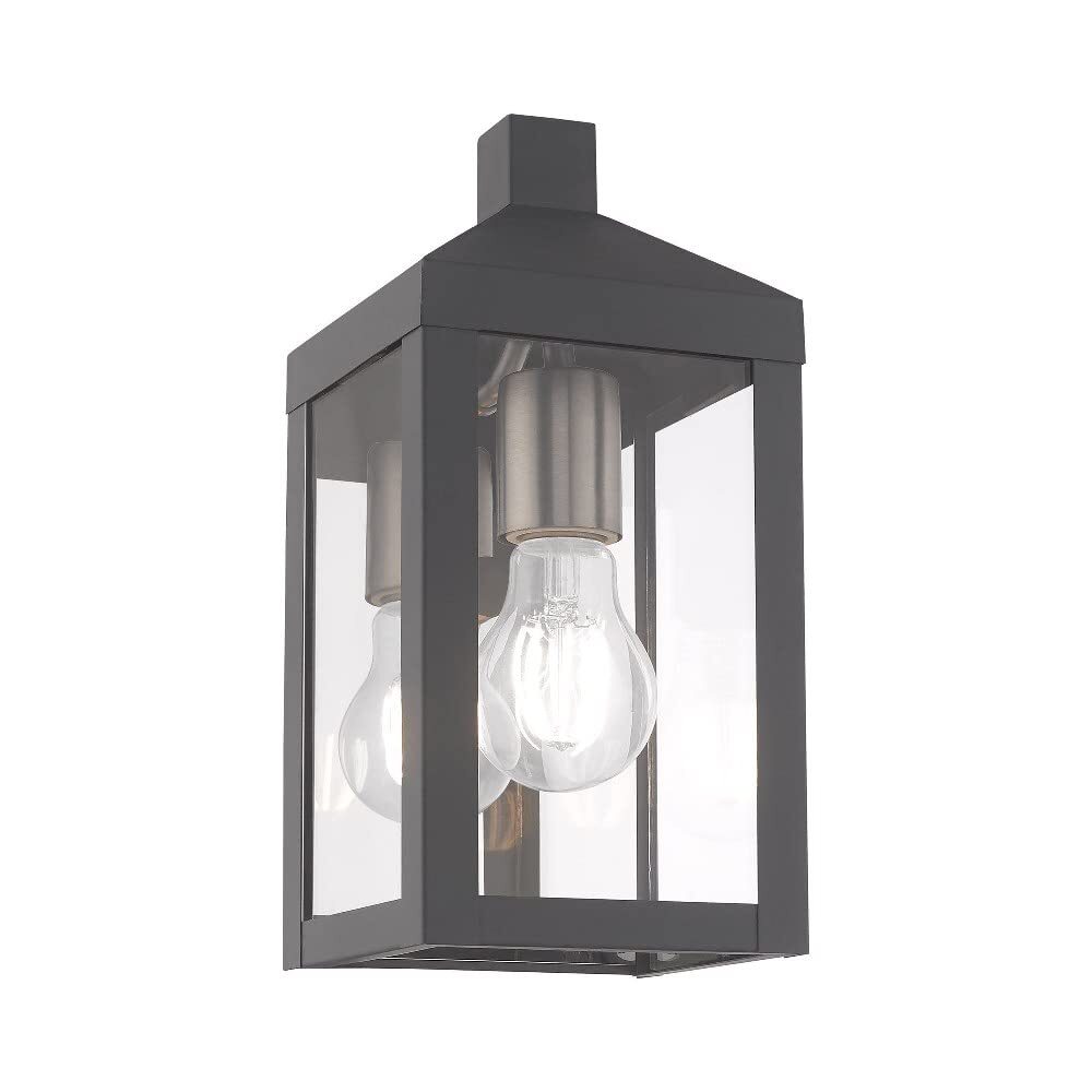 Livex Lighting 20581-01 1 Light Outdoor Wall Lantern, Brass