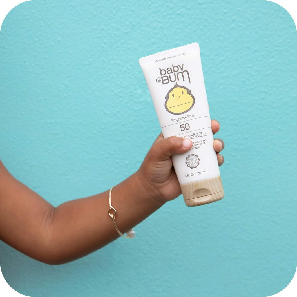 Baby Bum SPF 50 Sunscreen Lotion | Mineral UVA/UVB Face and Body Protection for