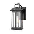 Millennium 2683-PBK Transitional One Light Outdoor Wall Bracket from Ellis