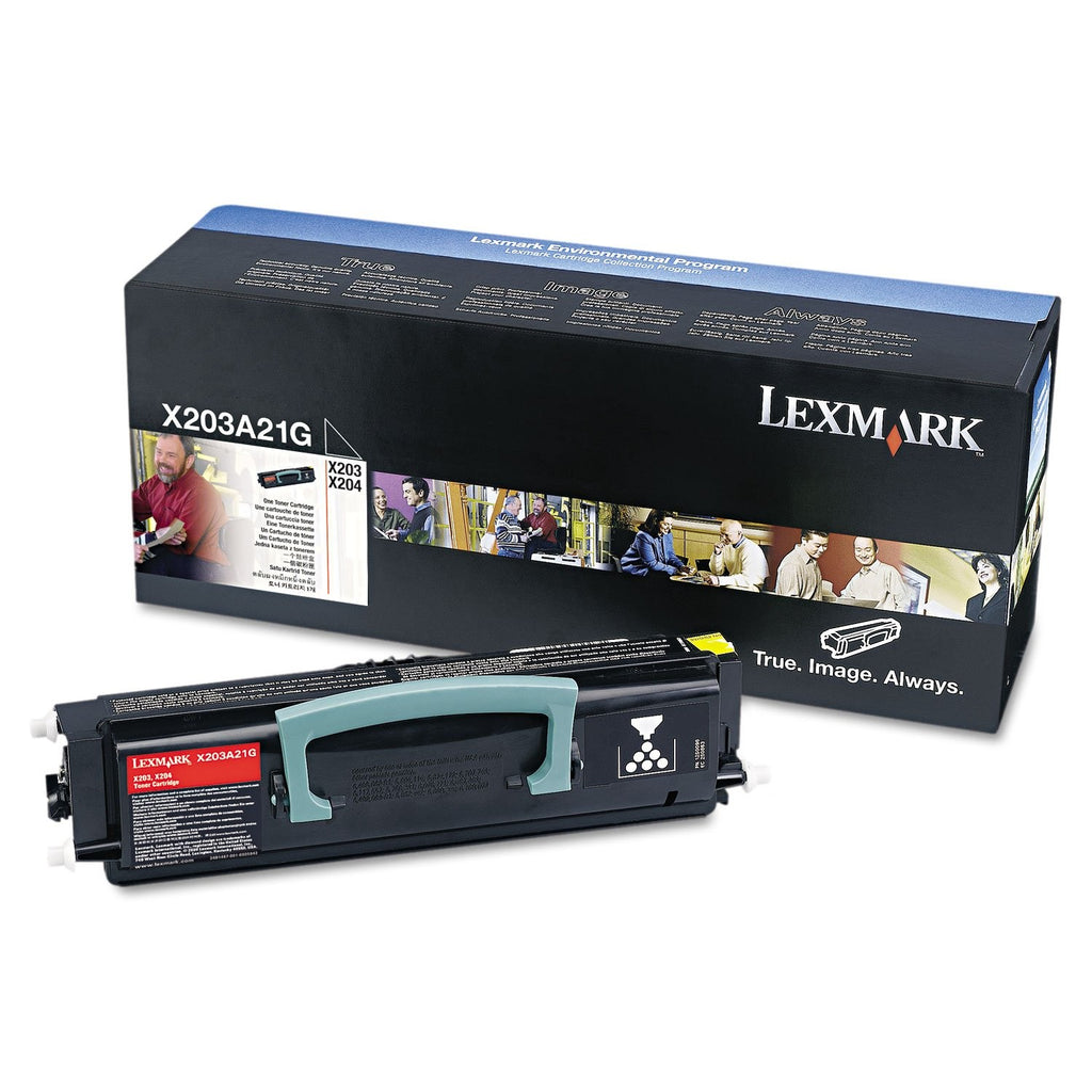 Lexmark X203A11G X203 X204 Toner Cartridge (Black) in Retail Packaging
