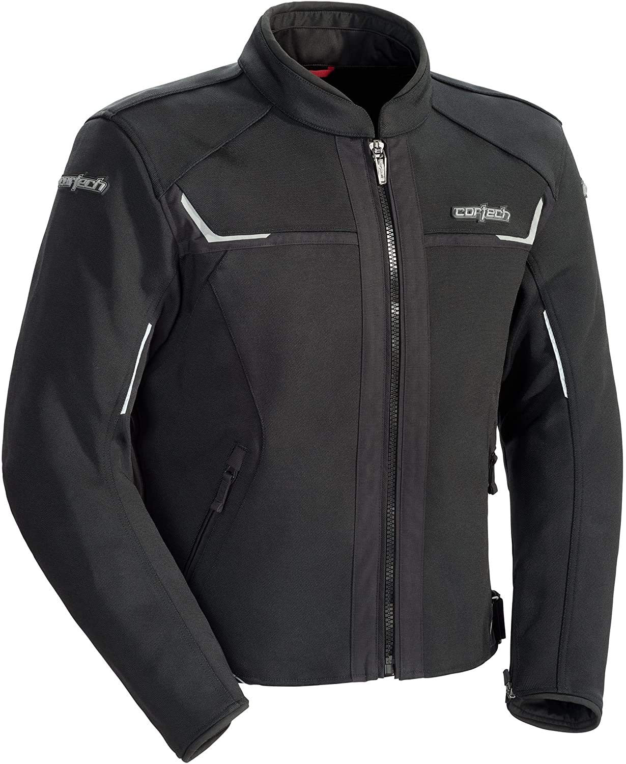 Cortech Men's Fusion Textile Motorcycle Jacket (Black, Medium)