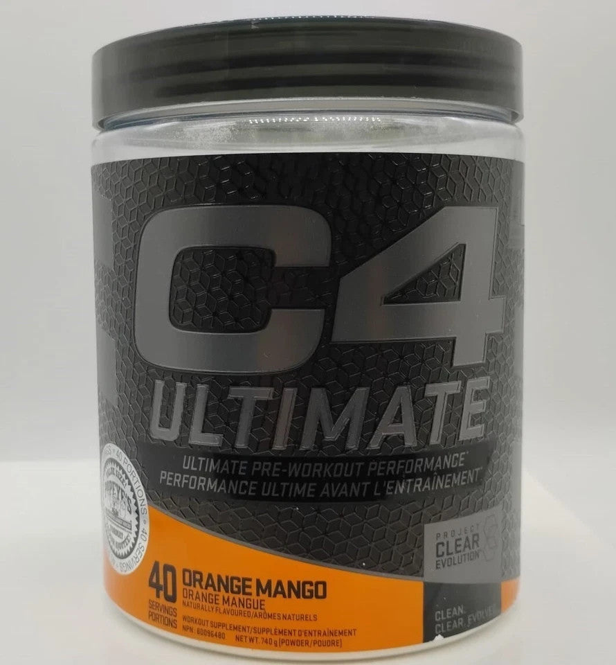 Cellucor C4 Ultimate Pre Workout Powder Orange Mango 40 Servings New Sealed
