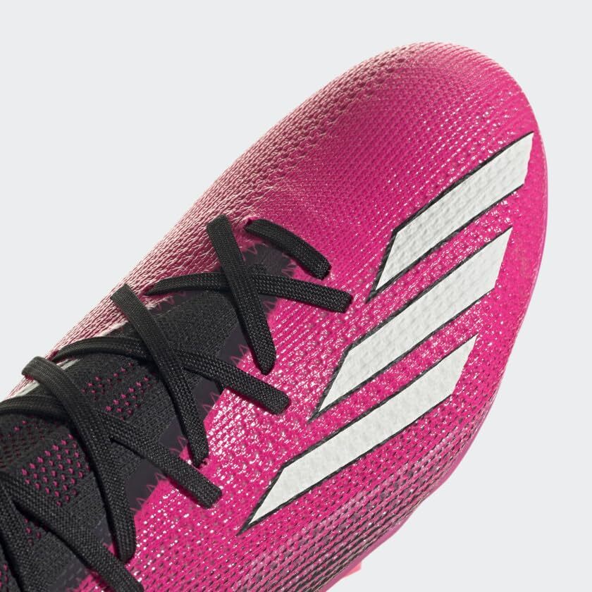 adidas Unisex X SPEEDPORTAL.2 Firm Ground Soccer Shoe, Team Shock Pink/Zero