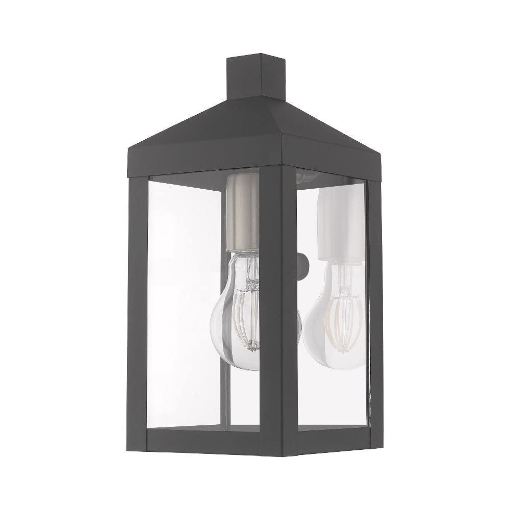 Livex Lighting 20581-01 1 Light Outdoor Wall Lantern, Brass