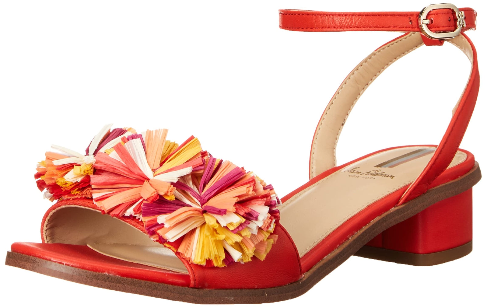 Sam Edelman Girls Ilia Mini Sandal Bright Poppy 4 Medium