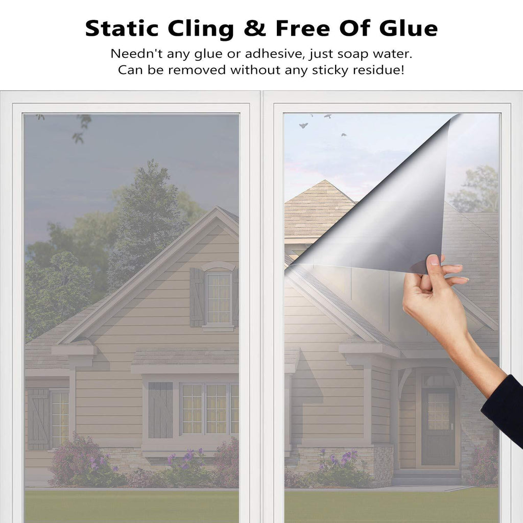 HooTown Window Tint for Home One Way Window Film Heat Control Anti UV Window ...