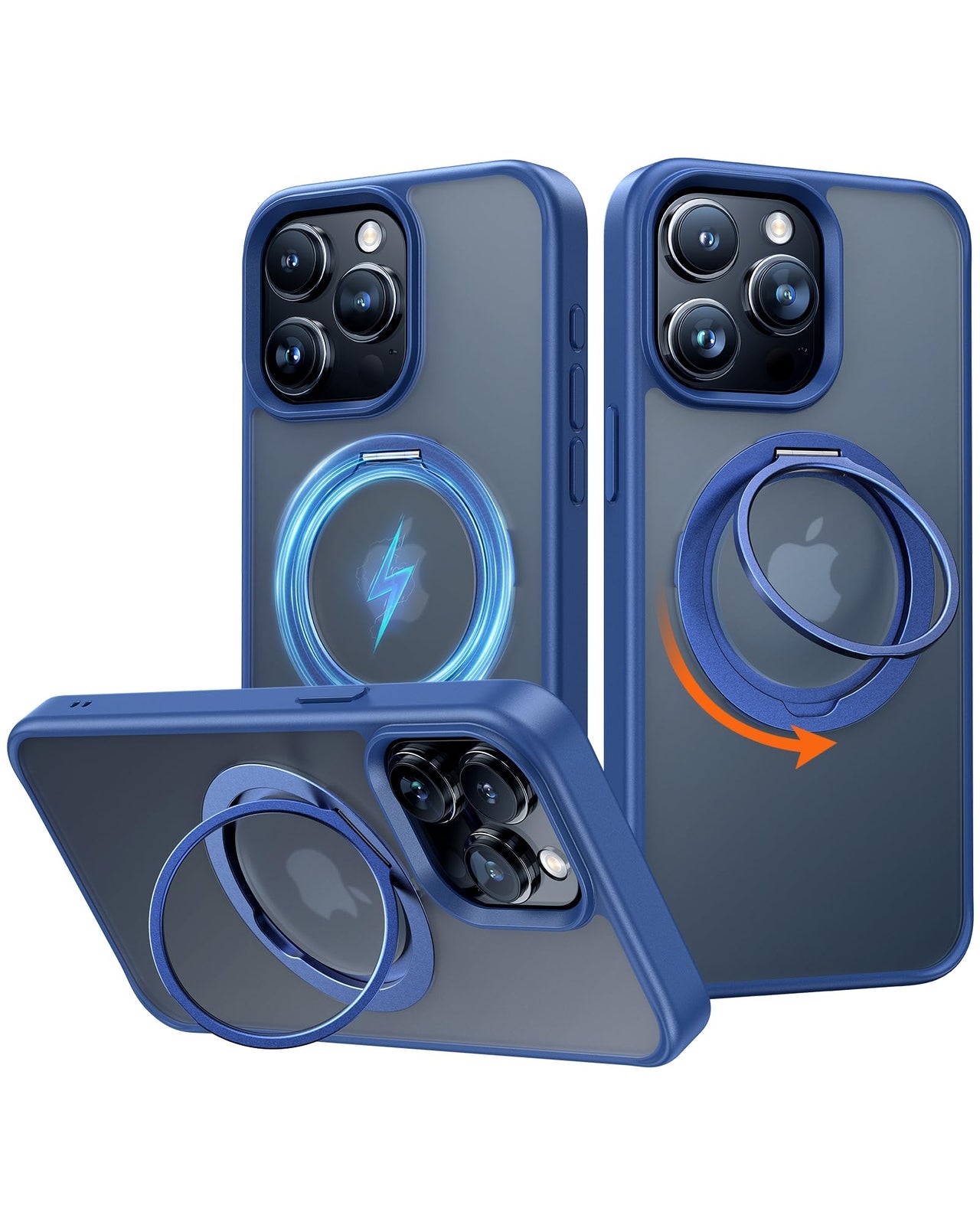 Meifigno 360° LoopStand Series Designed for iPhone 15 Pro Case with Stand,