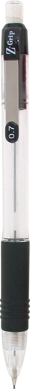 Zebra Pen Z-Grip™ Mechanical Pencils, 0.7 mm, #2 Medium Lead, Clear Barrel, Pack