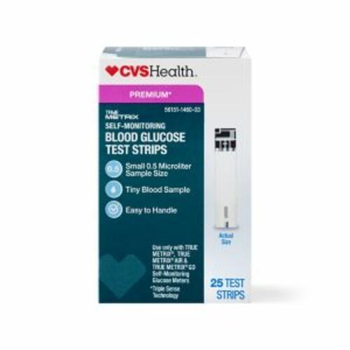 TRUE METRIX SELF MONITORING BLOOD GLUCOSE TEST STRIPS - 25 Test Strips (Box of