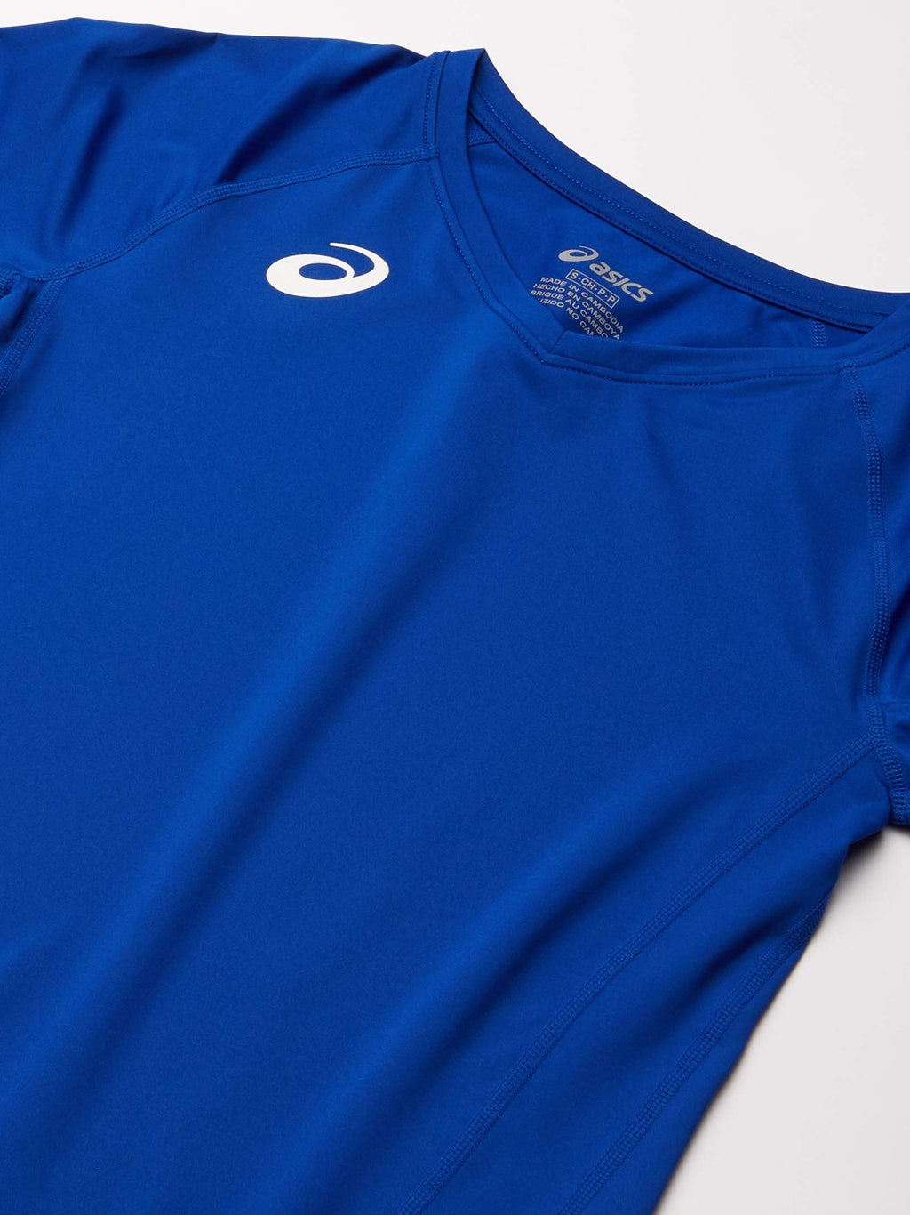 ASICS Spin Serve Volleyball Jersey Short Sleeve, Team Royal, x Large