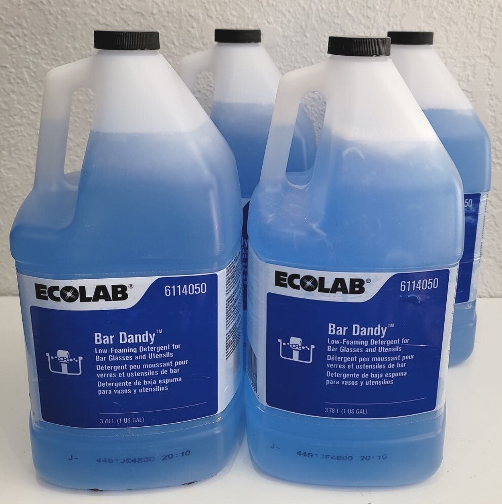 Ecolab Bar Dandy Bar Glass Detergent, Pack Of 4