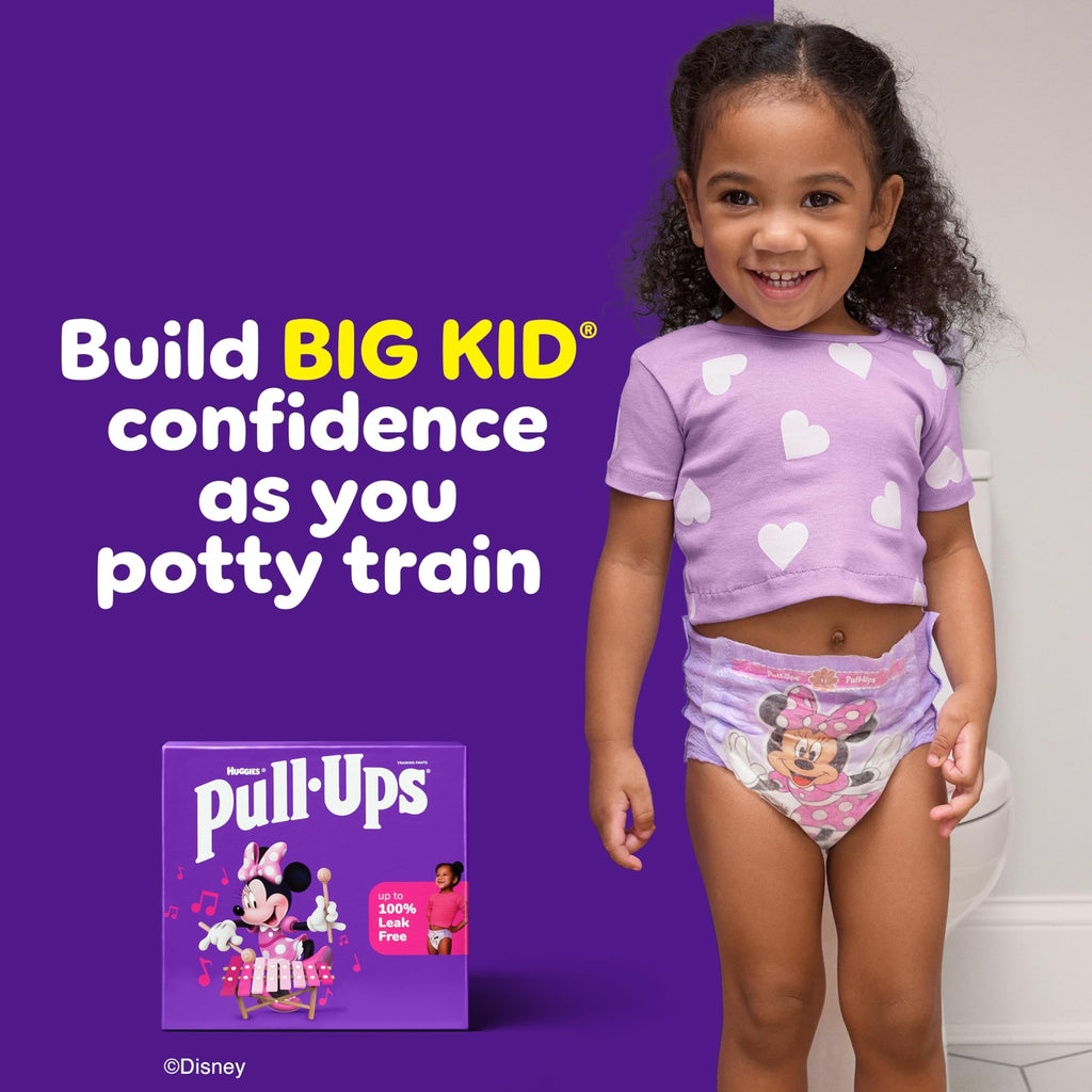 Pull-Ups Girls' Potty Training Pants, Size 4T-5T Training Underwear (38-50 lbs),