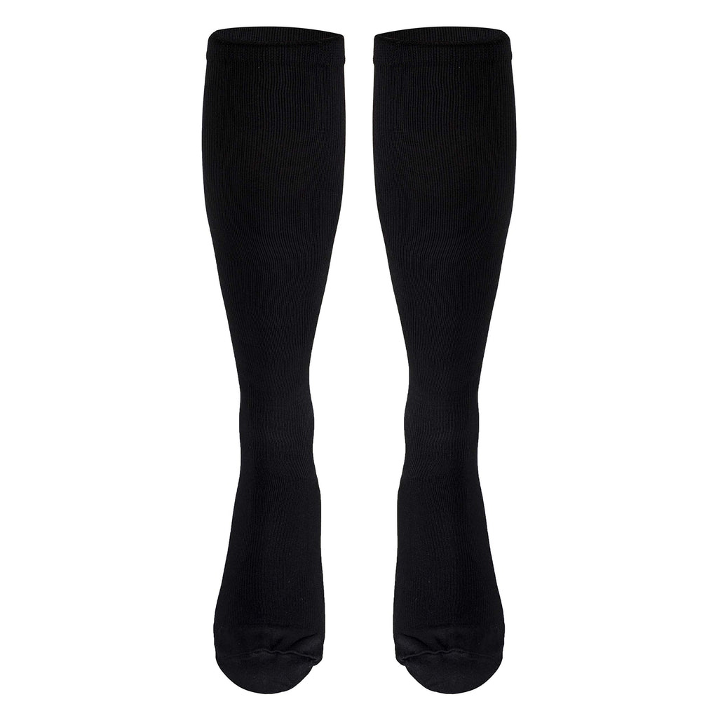Truform Compression Socks, 20-30 mmHg, Men's Dress Socks, Knee High Over Calf