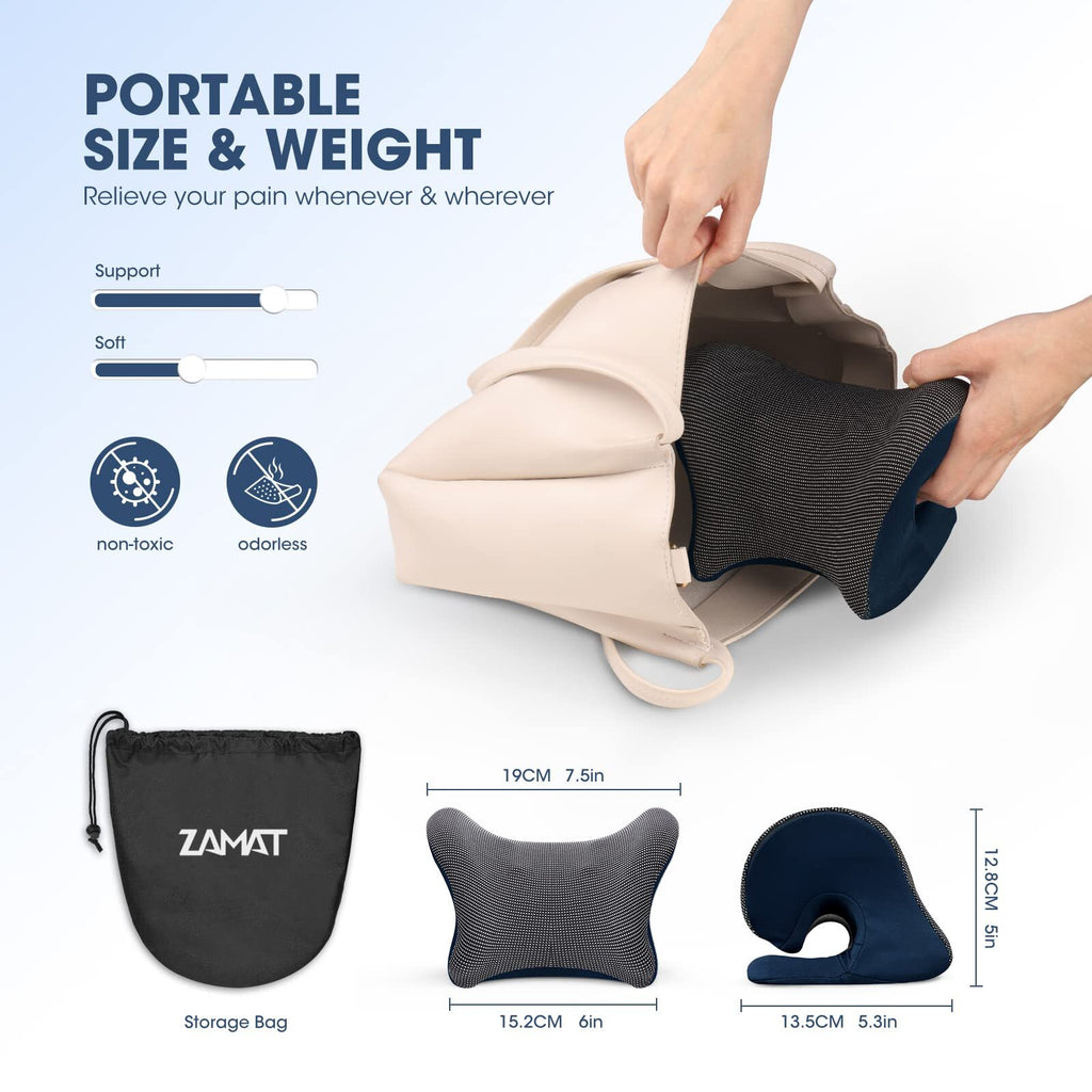 ZAMAT Neck and Shoulder Relaxer with Magnetic Therapy Pillowcase Neck Stretch...