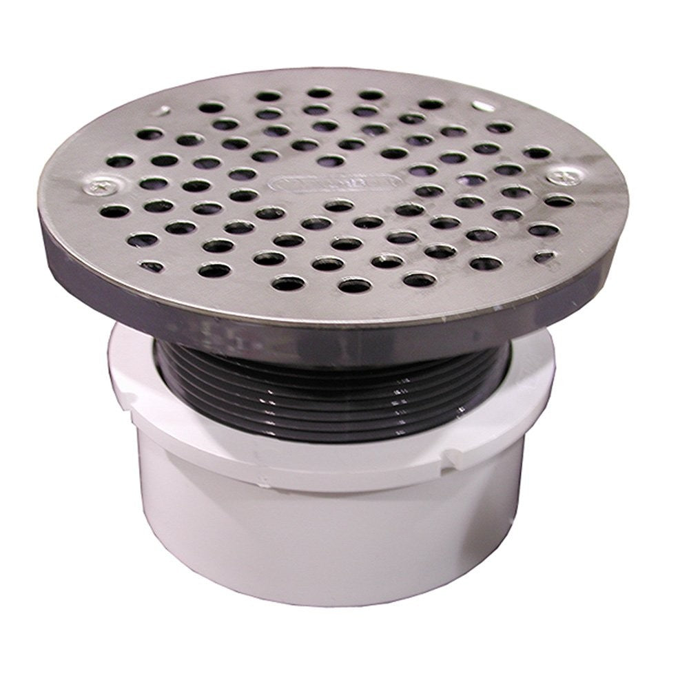 Jones Stephens Corp - 4 Pvc Hf Ad Gen Pur Drain W/5 Ss Str