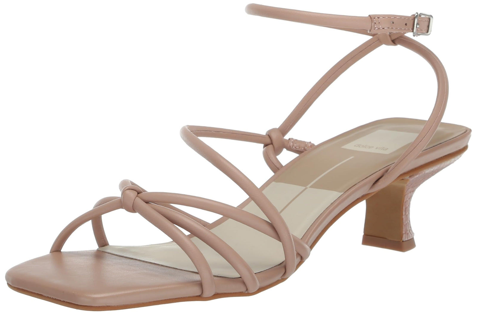 Dolce Vita Women's Glam Sandal, Rose Leather, 8.5