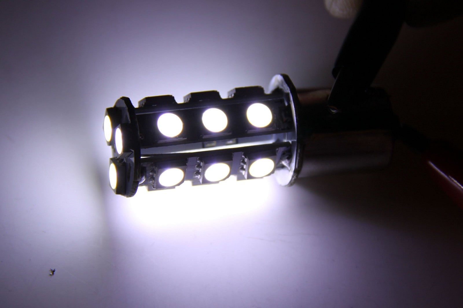CARZOOM CZ-SGL-18W-12V Red 12V Turn Signal Light (18SMD-5050, NO CANBUSS NO