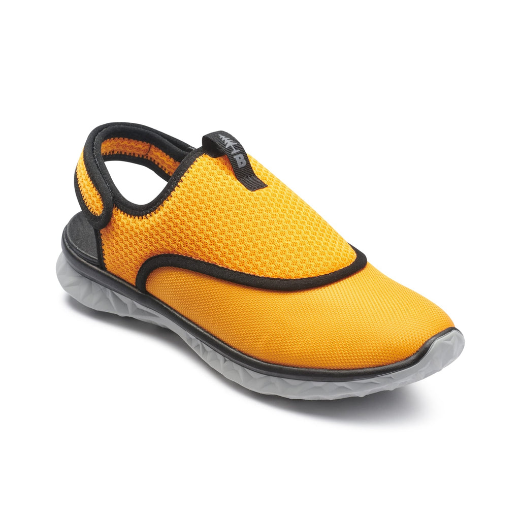 BASS OUTDOOR Men's Hex Action Hiking Shoes – Traction Sole Slip-Ons, Flame ORNG,