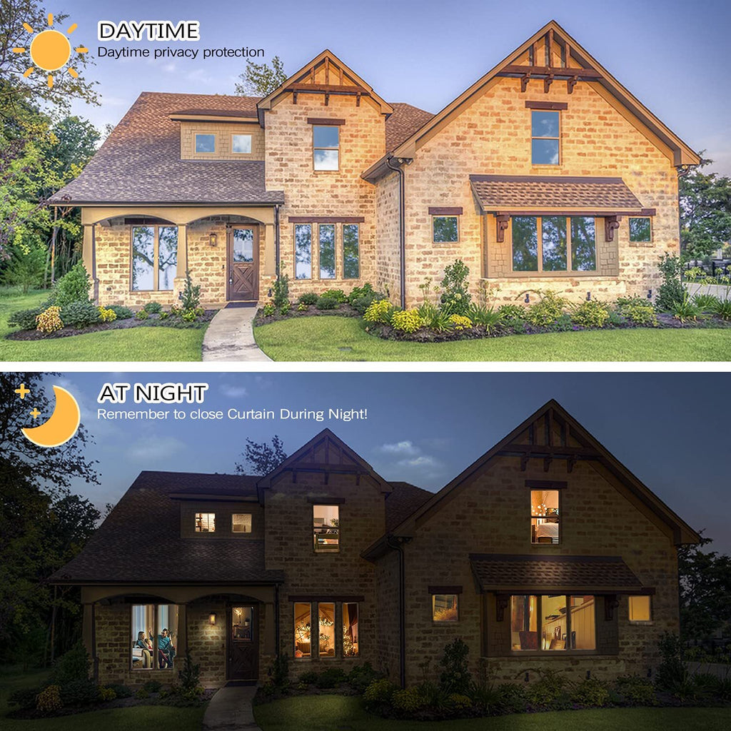 HooTown Window Tint for Home One Way Window Film Heat Control Anti UV Window ...