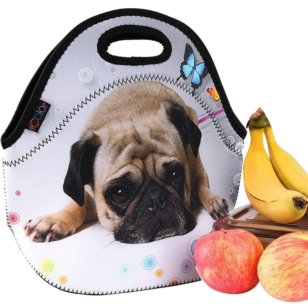 iColor Lunch Bag, Neoprene, YLB-138, Unisex, Meal Holder, Waterproof,