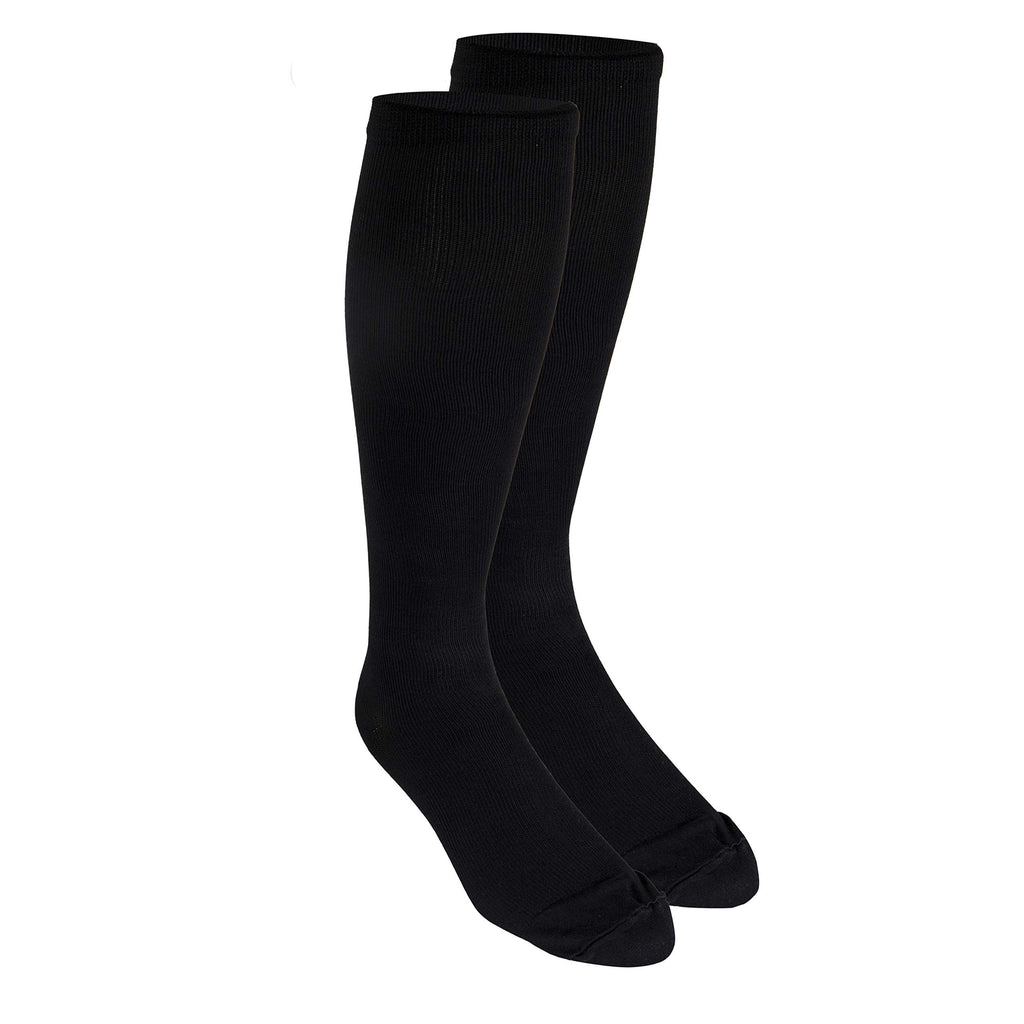 Truform Compression Socks, 20-30 mmHg, Men's Dress Socks, Knee High Over Calf
