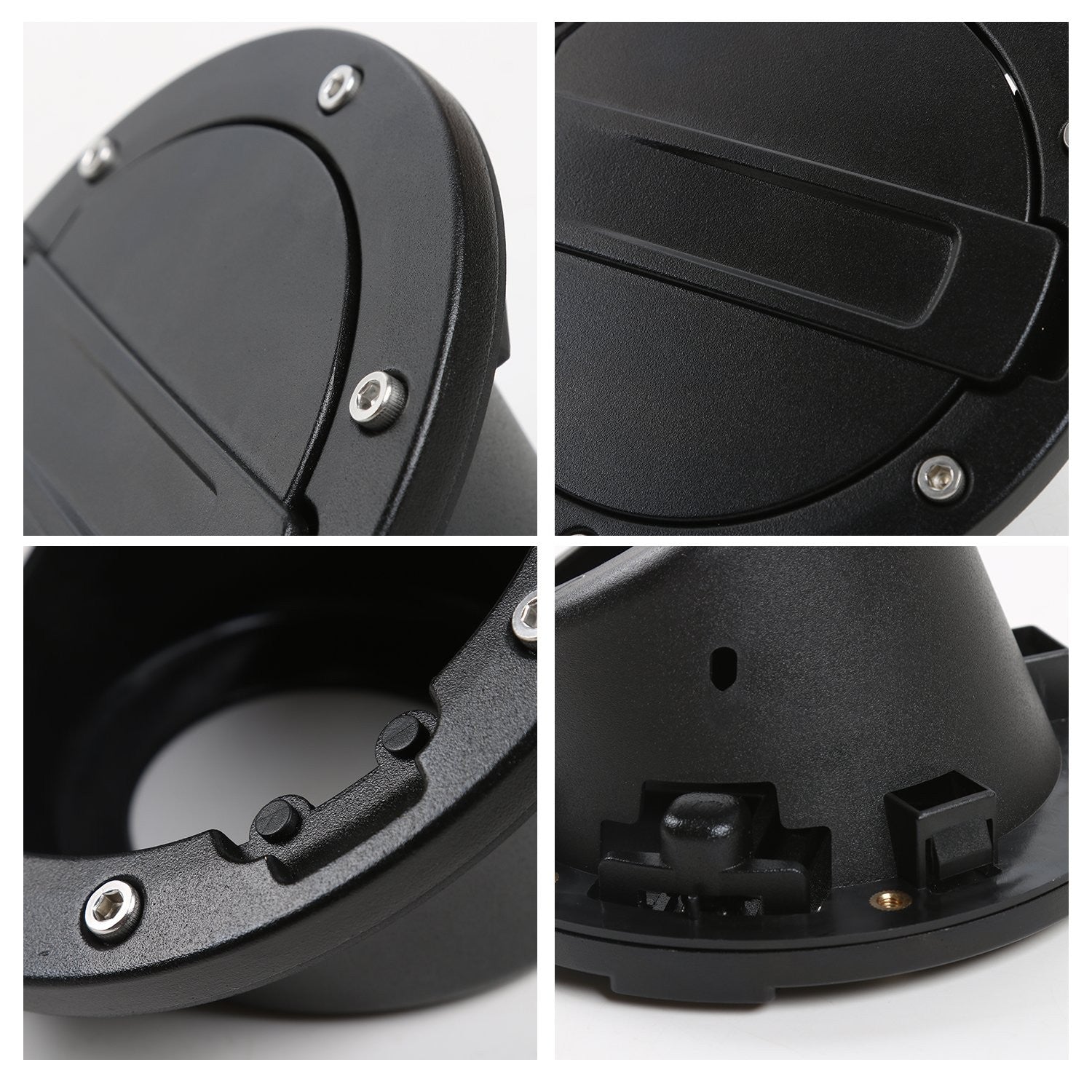 Fuel Tank Cover Filler Door Cover Gas Tank Cap 4-Door 2-Door for 2007-2016 Jeep