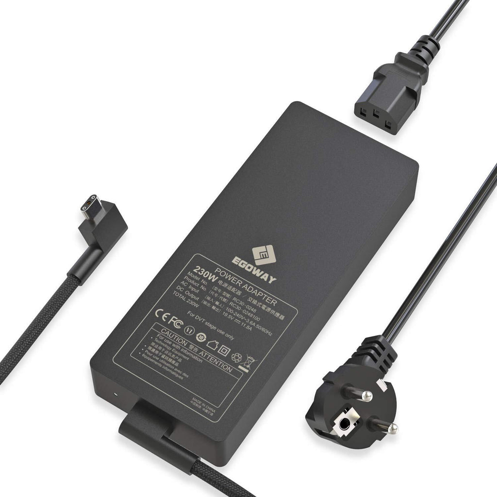 E EGOWAY 230W 19.5V 11.8A RC30-0248 Laptop AC Adapter Power Supply Compatible
