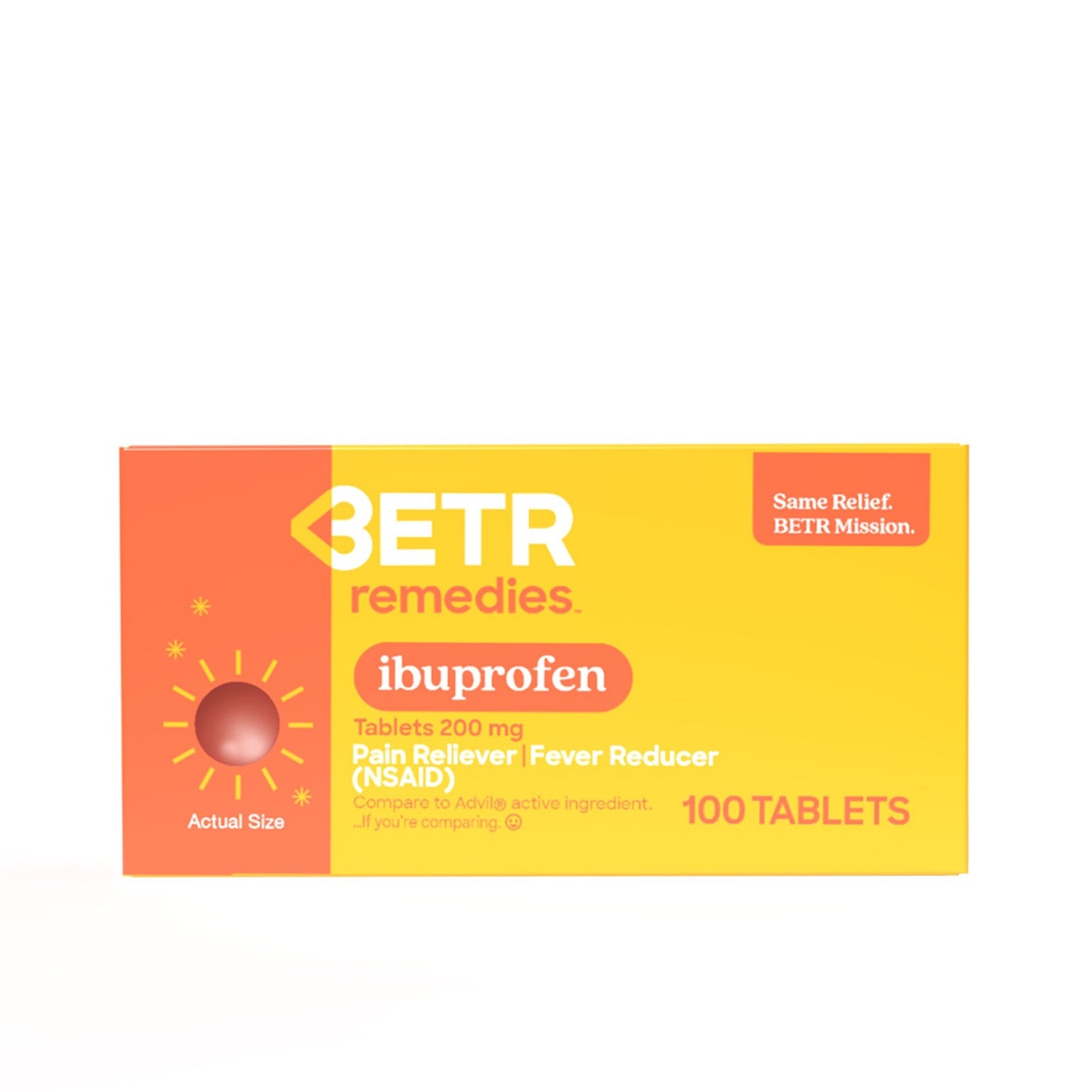 BETR Remedies All Day Anti-Inflammatory  Pain Relief & Fever Reducer  100