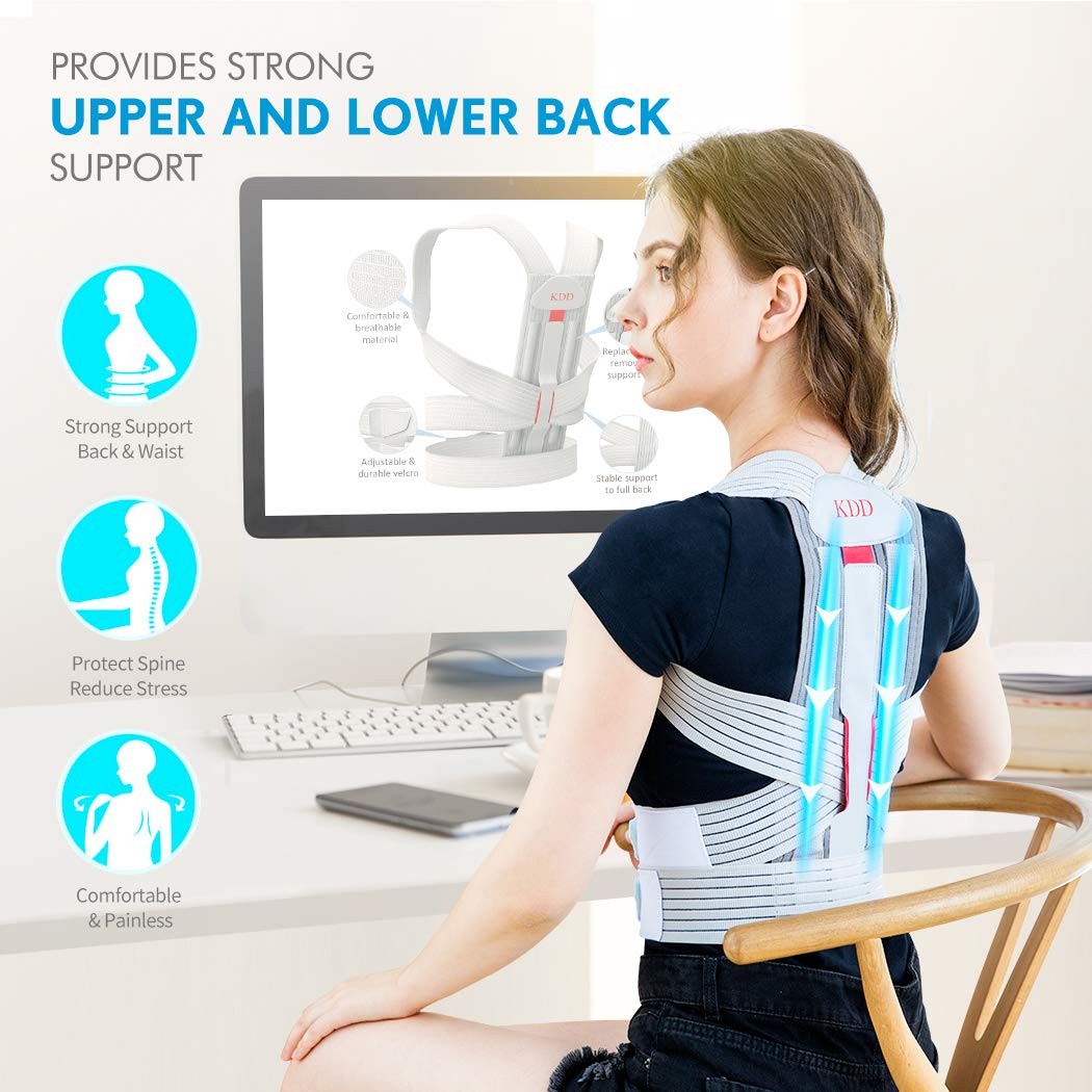 KDD Posture Corrector for Women and Teens - Posture Straightener, Adjustable