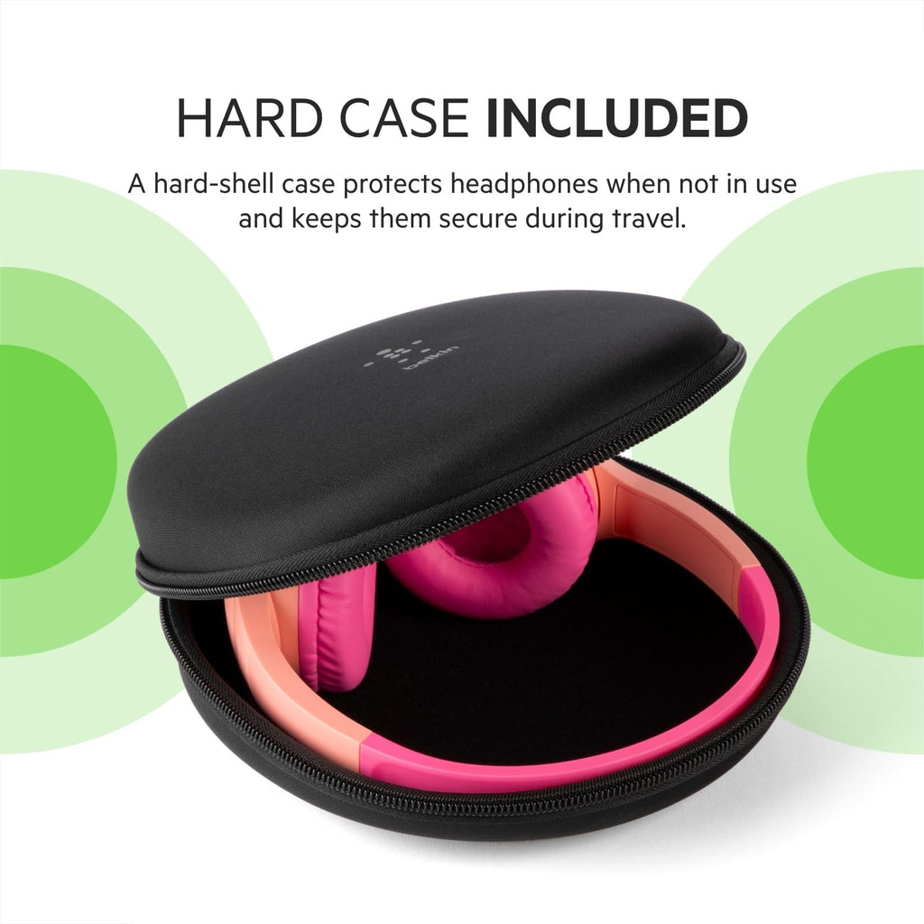 Belkin SoundForm Mini - Wireless Bluetooth Headphones for Kids with 30H Battery