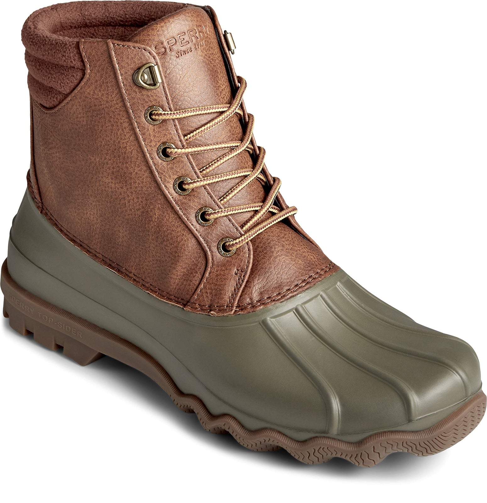 Sperry Top-Sider Men's Seasonal Avenue Duck Boot, TAN/Olive, 10