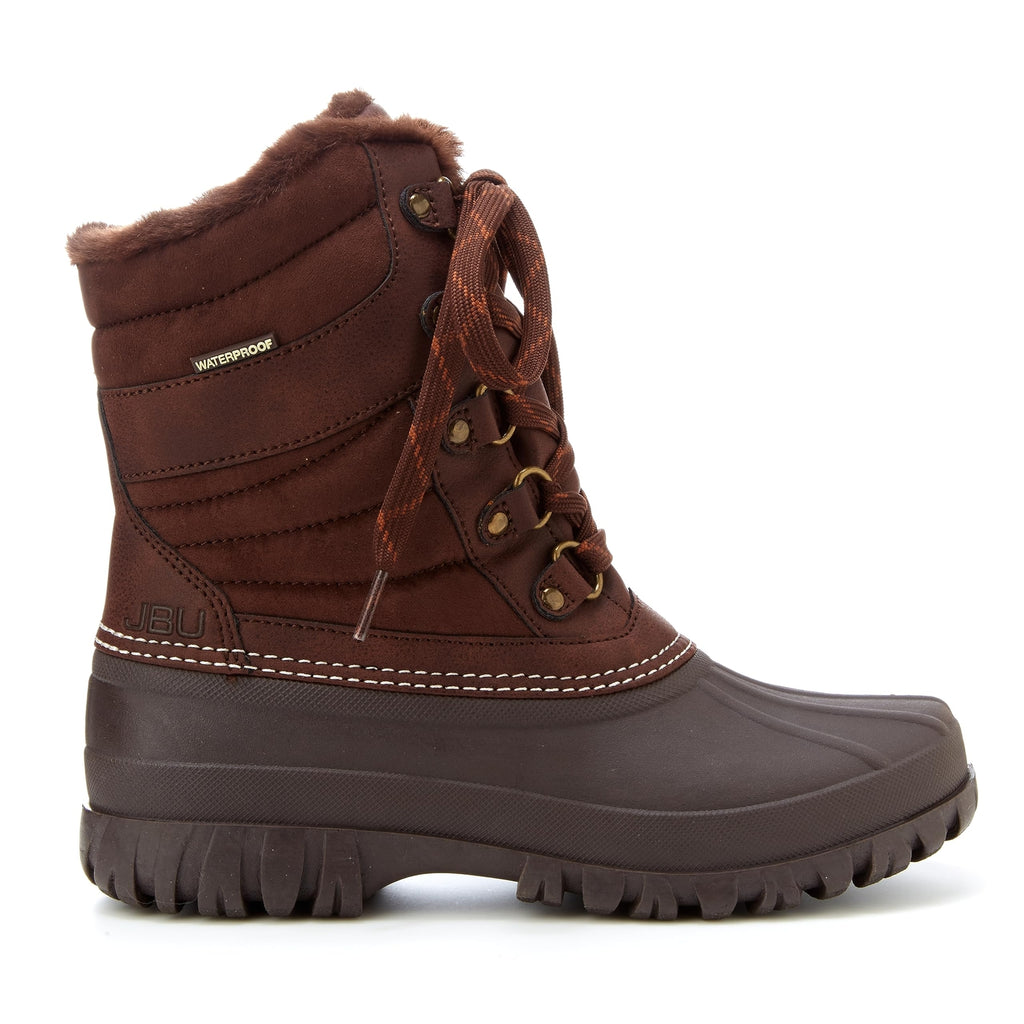 Jambu Women's Casey Waterproof Mid Calf Boot, Brown, 6