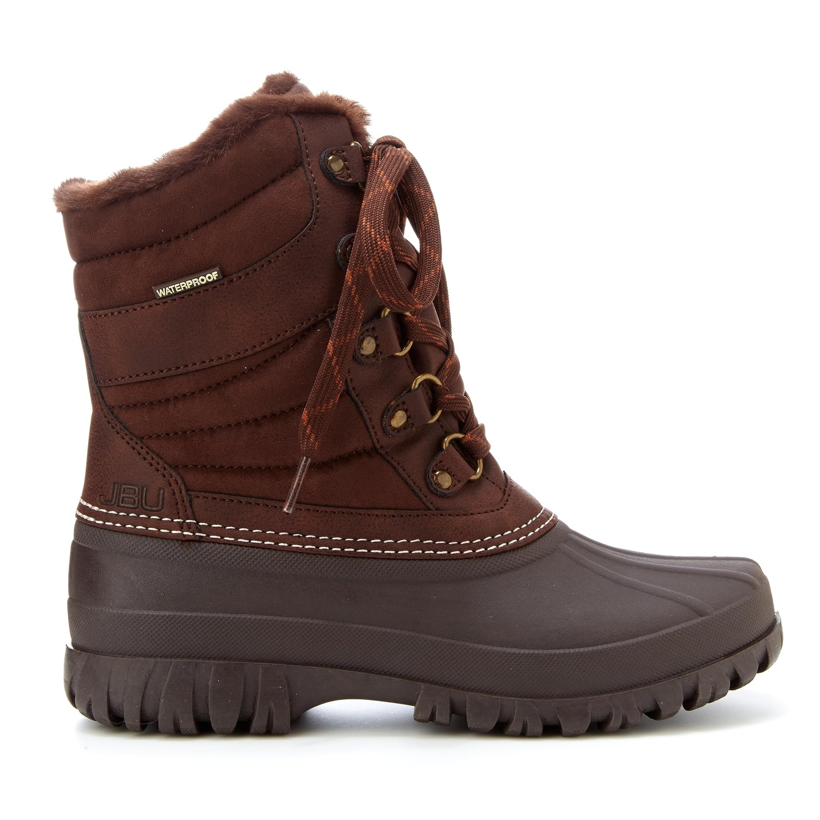 Jambu Women's Casey Waterproof Mid Calf Boot, Brown, 6