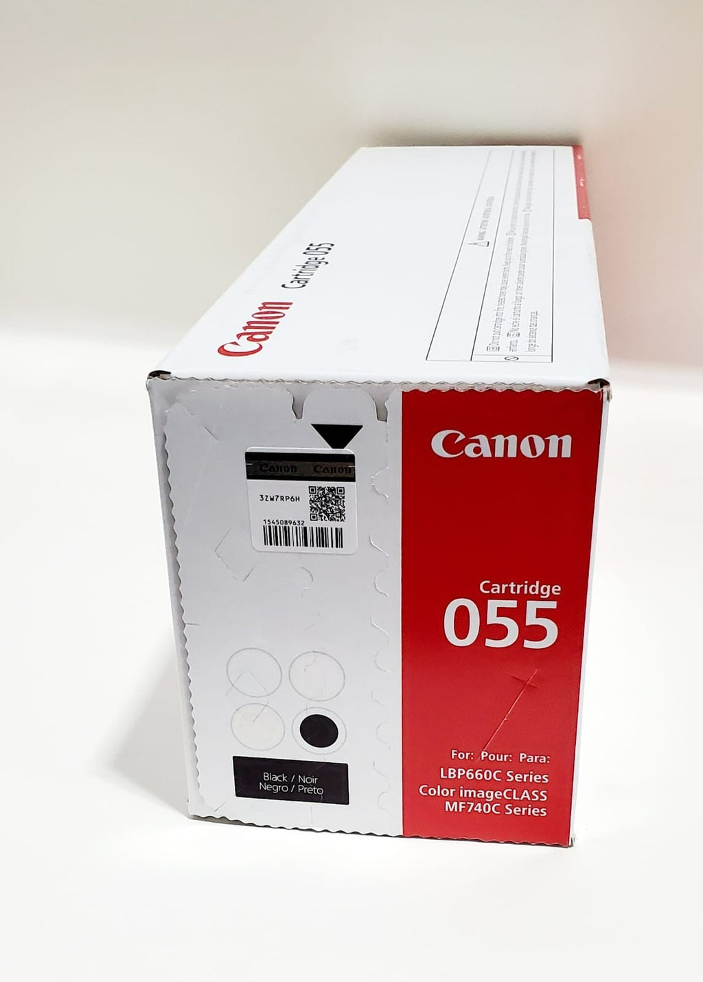 Canon 055 Black Toner Cartridge Genuine OEM 3014C001 Standard Yield New