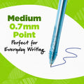 BIC Ecolutions Ocean-Bound Plastic Gel Pens, Medium Point (1.0mm), 12-Count