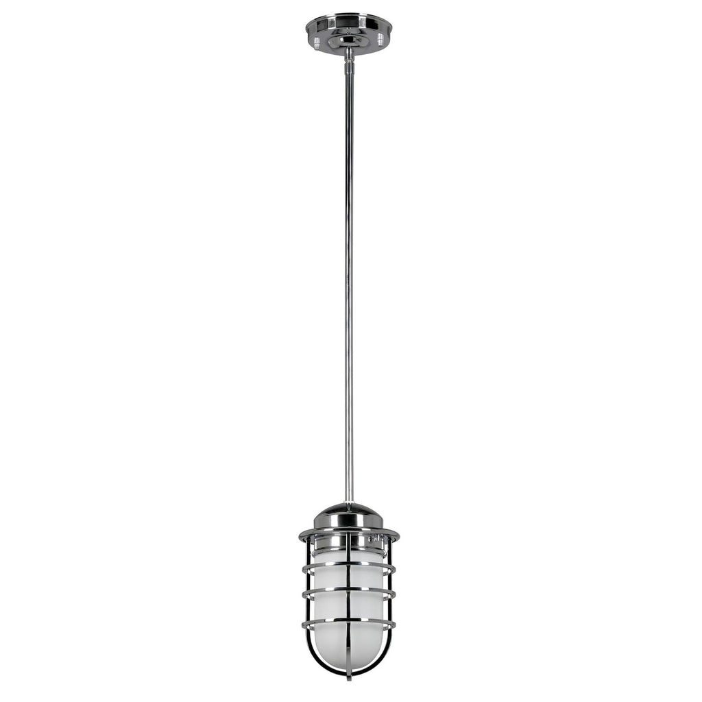 Design House 588962-PC Seaton Classic Industrial 1-Light Indoor Dimmable Pendant