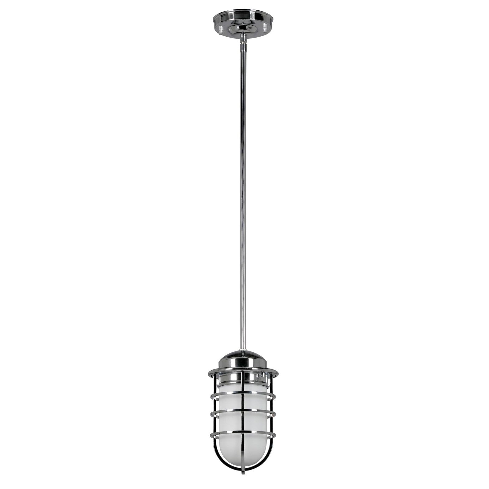 Design House 588962-PC Seaton Classic Industrial 1-Light Indoor Dimmable Pendant