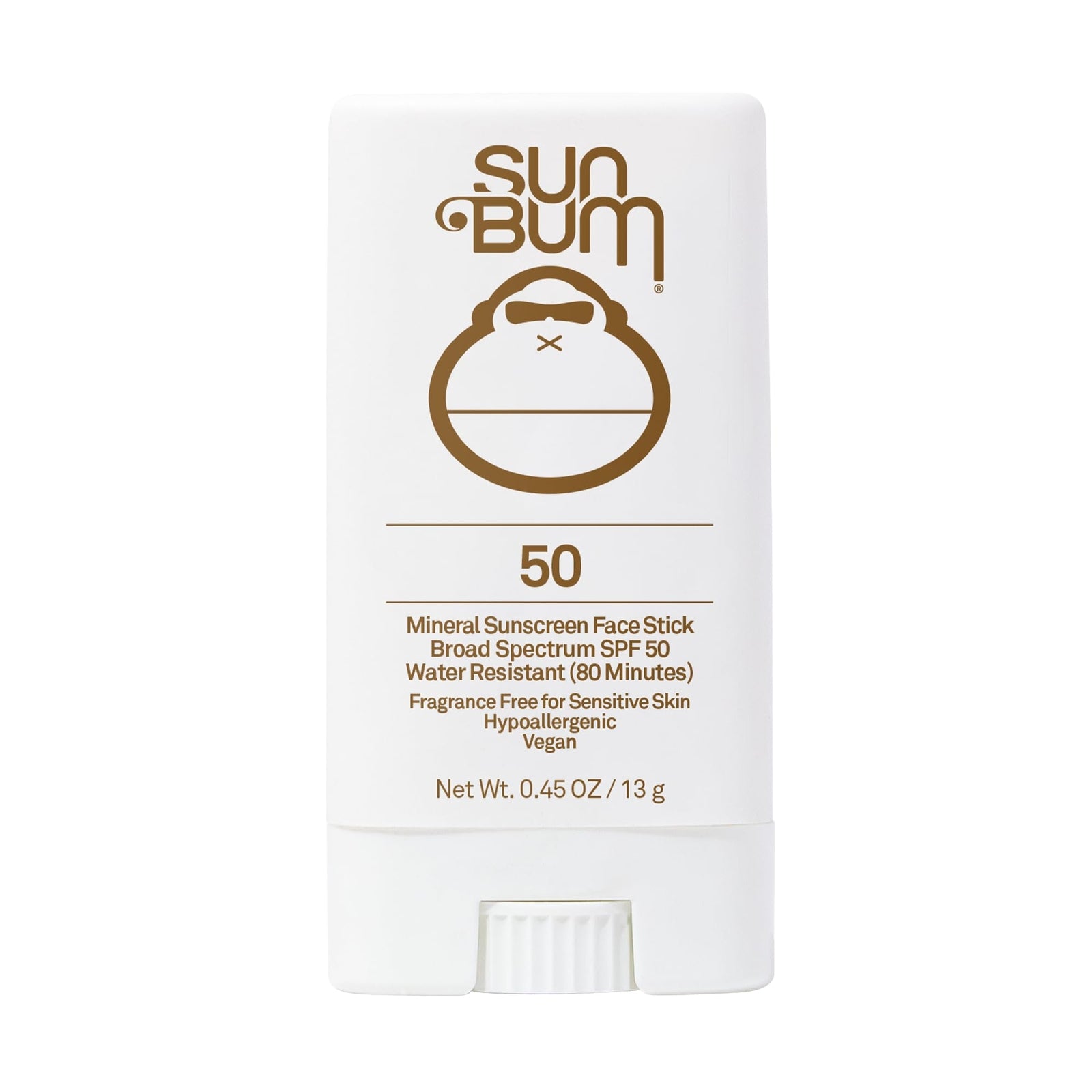 Sun Bum Mineral SPF 50 Face Stick Sunscreen - Water-Resistant Broad Spectrum