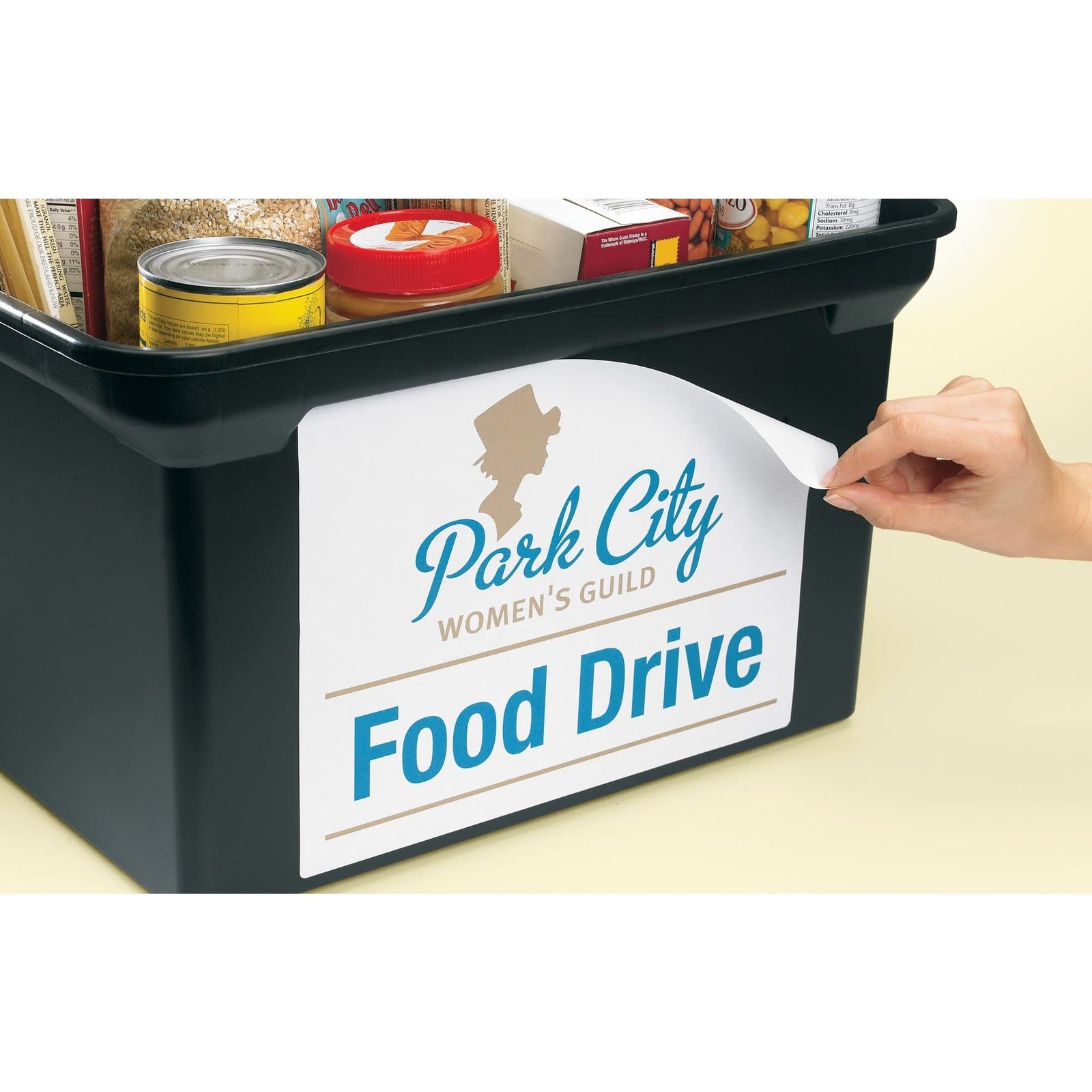 Avery® Removable Full-Sheet Labels, 6470, 8 1/2" x 11", White, Pack Of 10