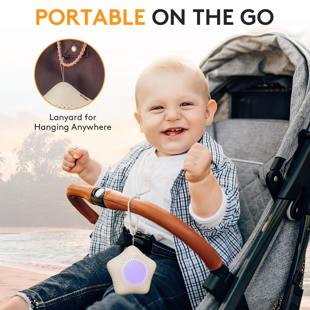SEAMETAL Sleep Soothers for Babies and Kids - Portable Sound Machine for Calm