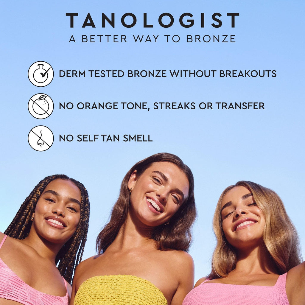 Tanologist Light Self Tan Drops, Streak-Free Body & Face Tanning Drops, No Fake